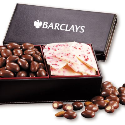 Chocolate Covered Almonds & Peppermint Bark